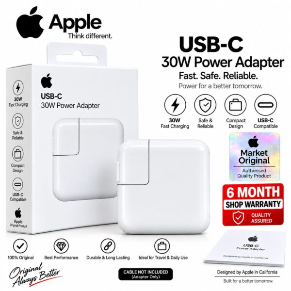 Apple USB-C 30W Power Adapter Market original