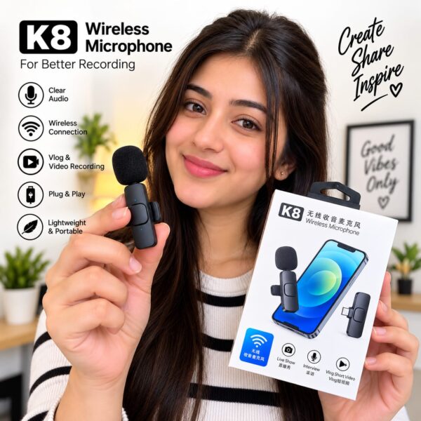 K8 Wireless Microphone for Type-C